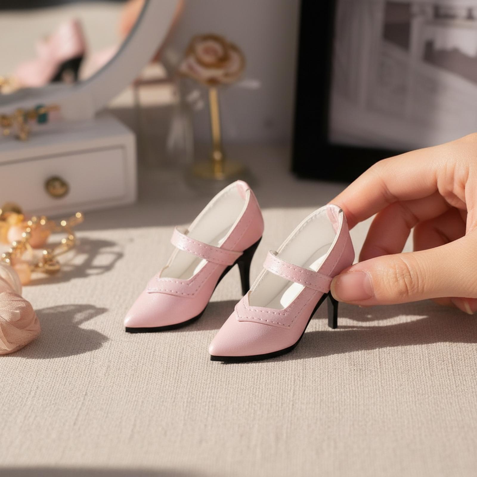 Court Heel Pointed - Miniature Fashion Doll Heels Pointed Toe