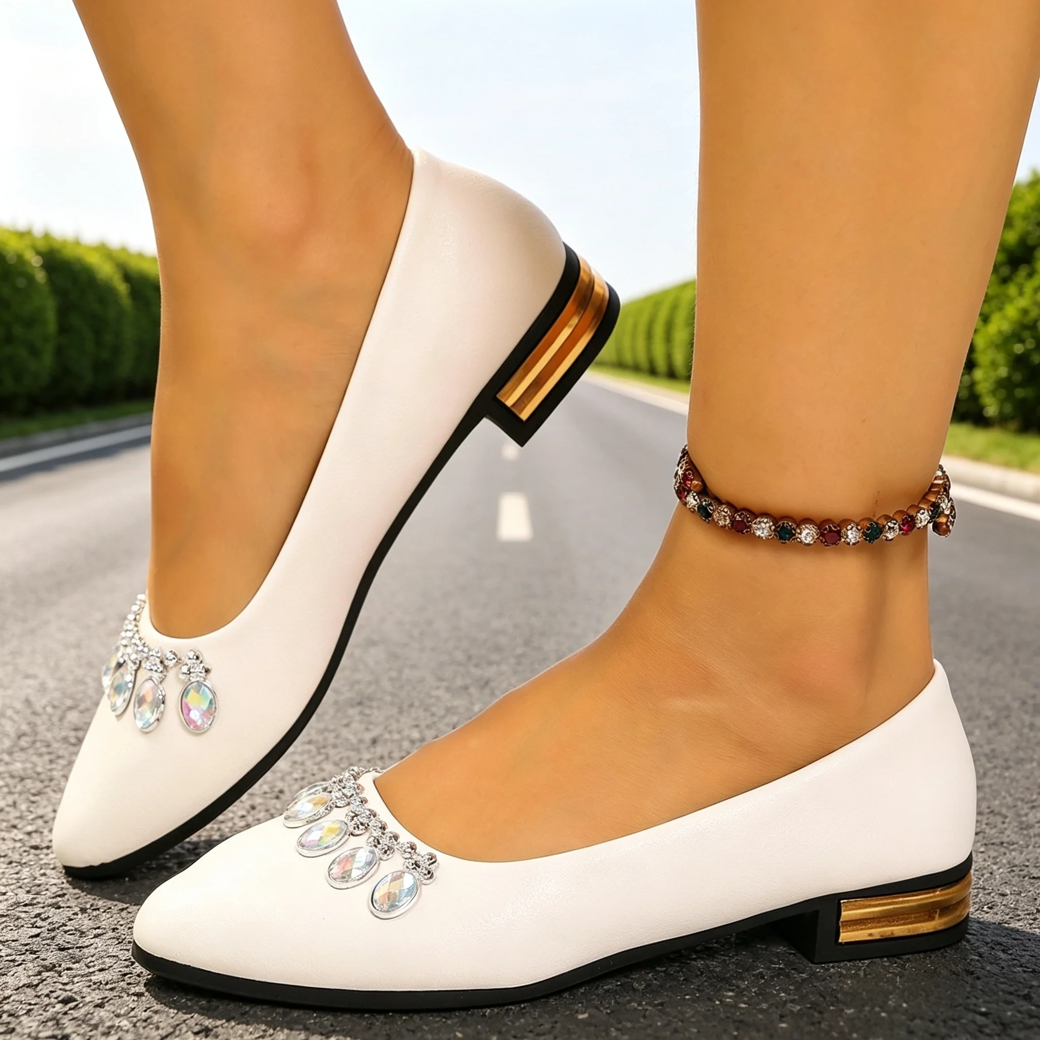 Women Shoes Casual - Women Flats Pointed Toe Ballet Shoes