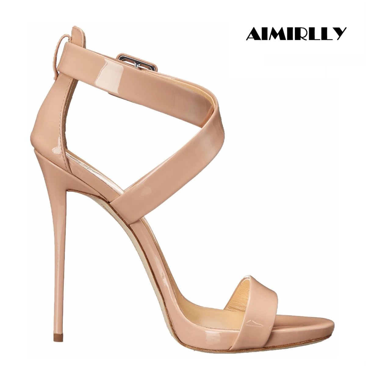 Aimirlly Women Cross Strap Hig - Women'S Shoes For Work recension och pris