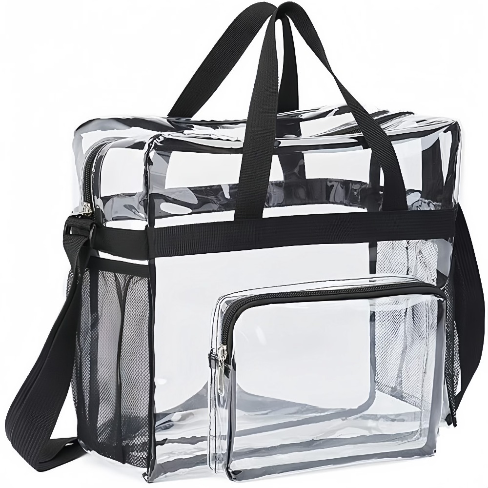 Clear Tote Bag Heavy Duty Plas - Women Shoes Zipper recension och pris