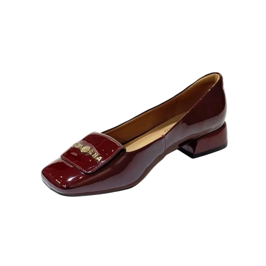Women's Retro Square Toe Block - Women'S Shoes For Work recension och pris