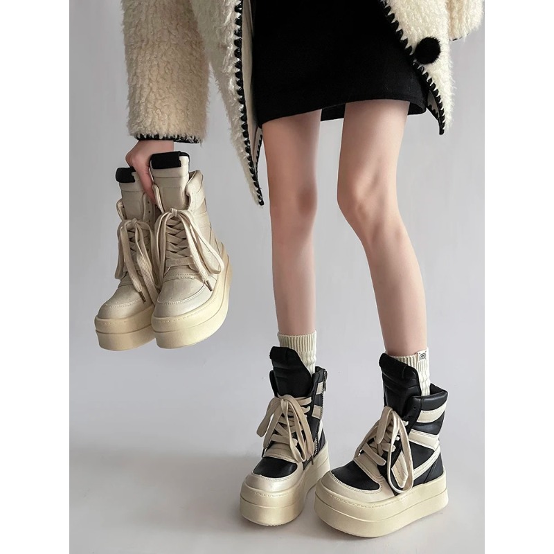Thick Sole Ankle Boots Design  - Women Shoes Size Chart recension och pris
