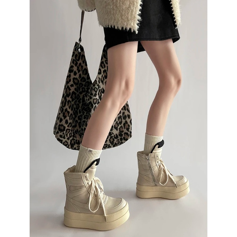 Thick Sole Ankle Boots Design  - Women Shoes Size Chart recension och pris