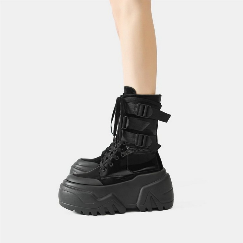 Hot Fashion Women Chunky Platf - Women Shoes Size Chart recension och pris