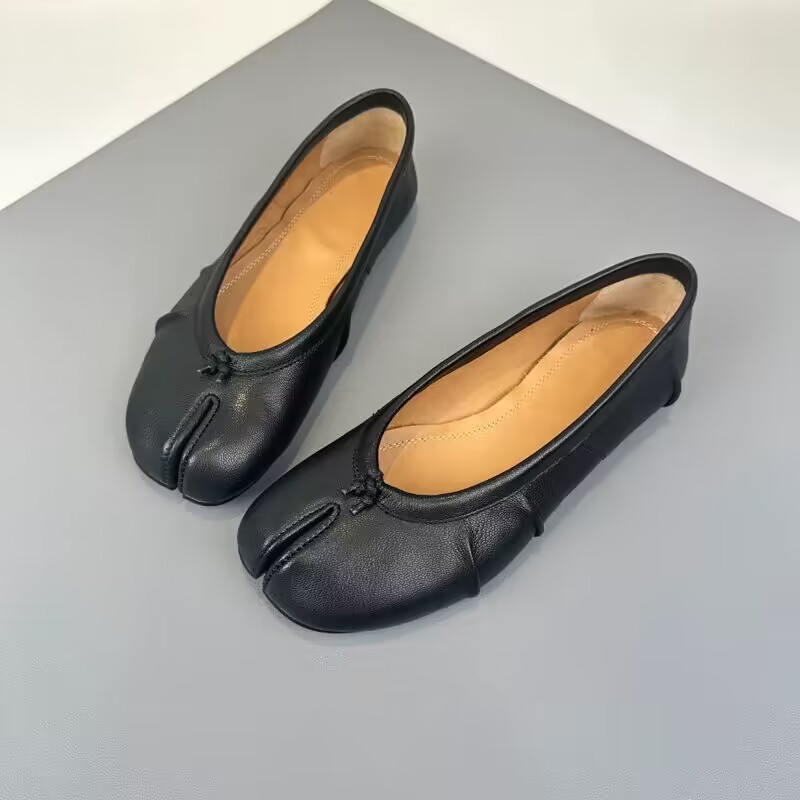 NEW Split Toe Flat Shoes Women - Loafer Flat Women recension och pris