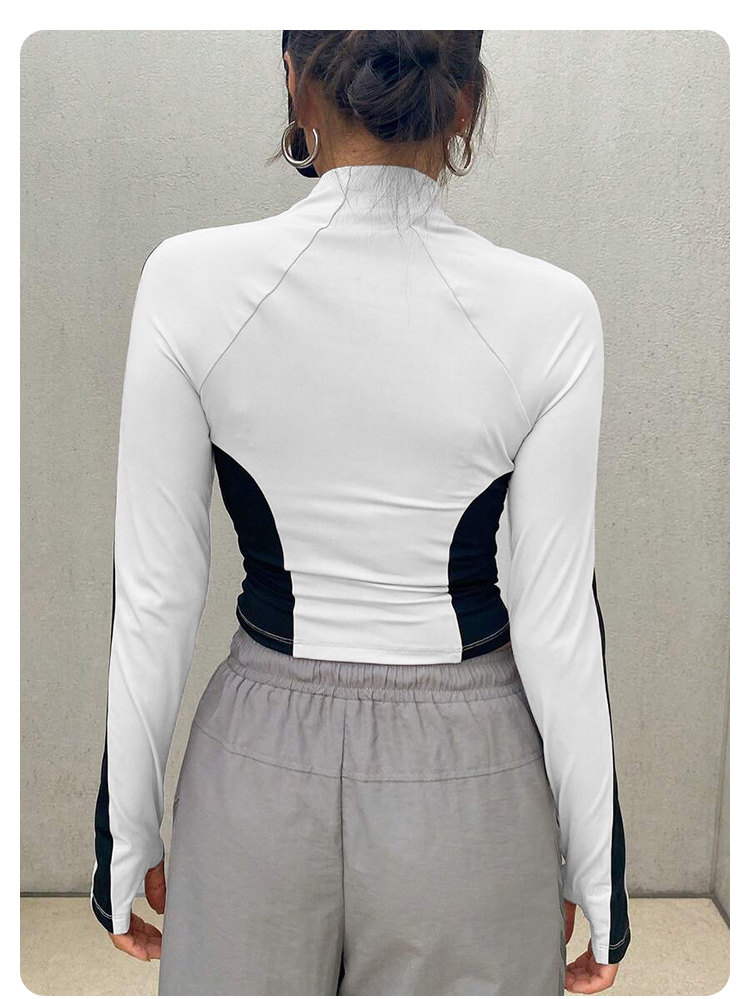 Yoga Clothes Stand Up Collar J - Women Shoes Zipper recension och pris