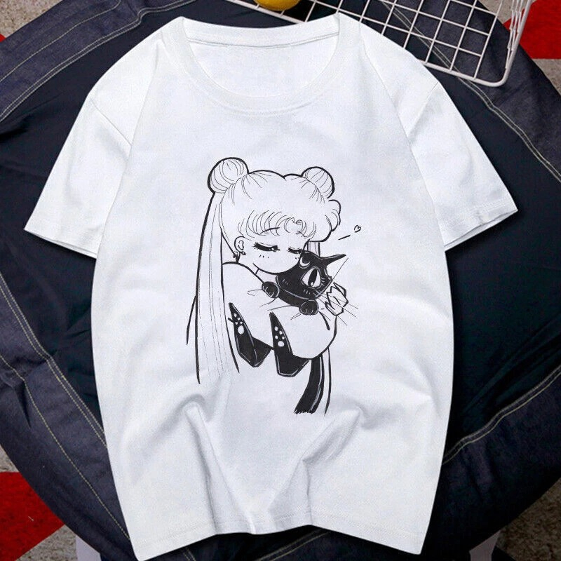 T Shirt 90s Anime Sailor Moon  - Women'S Shoes In The 90S recension och pris