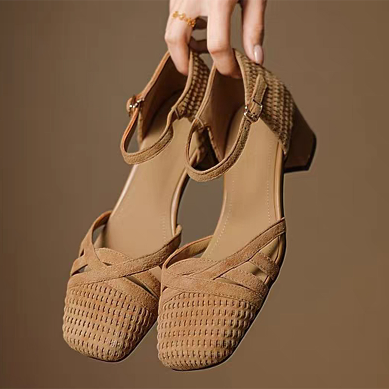 Retro Weave High Heel Sandals  - Women'S Shoes Quality recension och pris