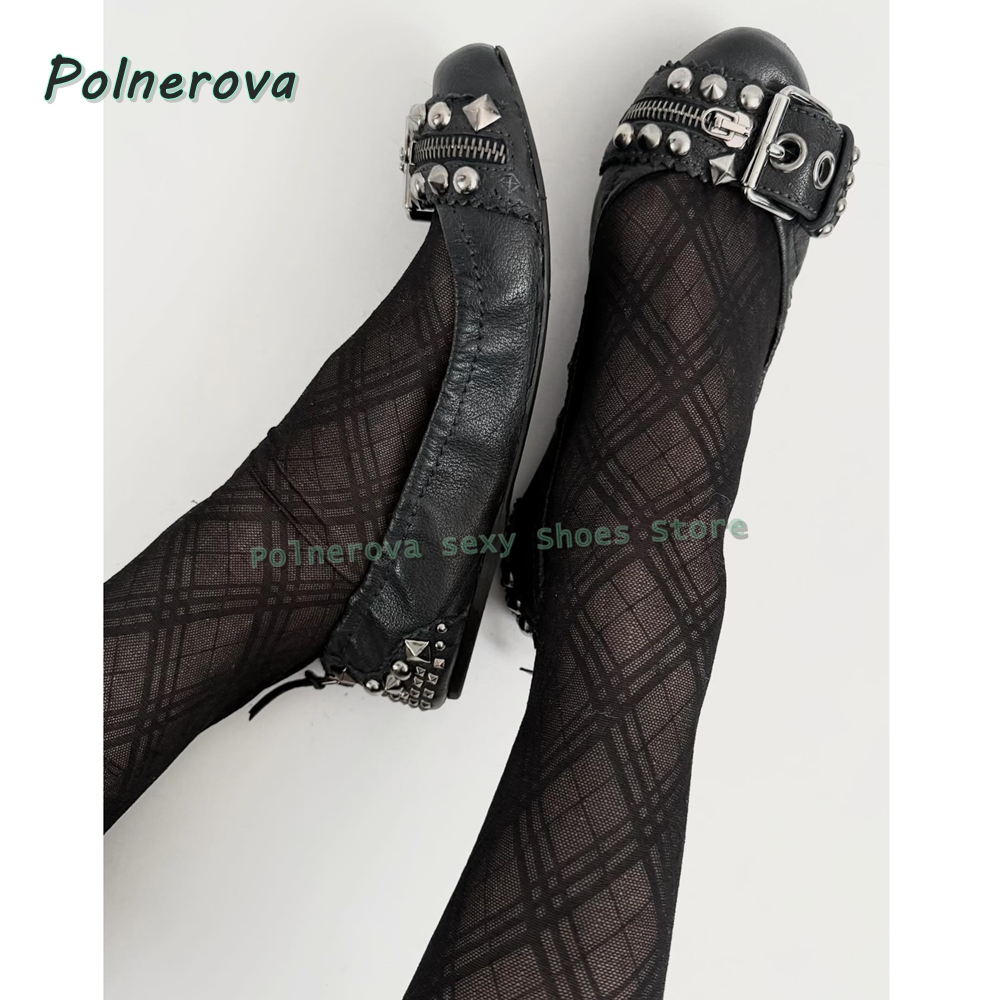 Rivet Belt Buckle Mary Jane Sh - Women Shoes Size Chart recension och pris