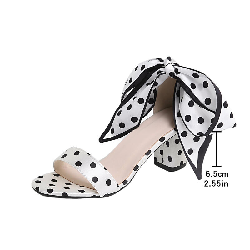 Vintage Black White Polka Dots - Women'S Shoes In The 90S recension och pris