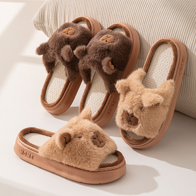 Hemp Cartoon Women's Slippers  - Loafer Flat Women recension och pris