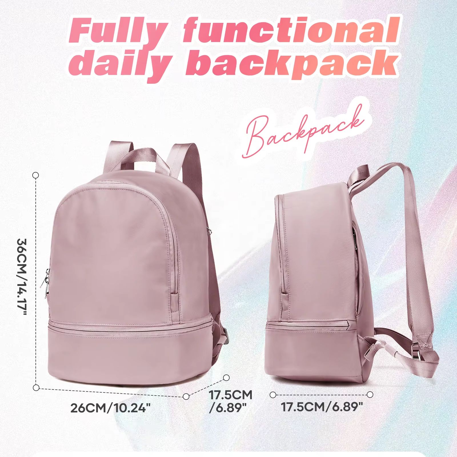 Bag For Women, Small Sports Ba - Women Shoes Zipper recension och pris