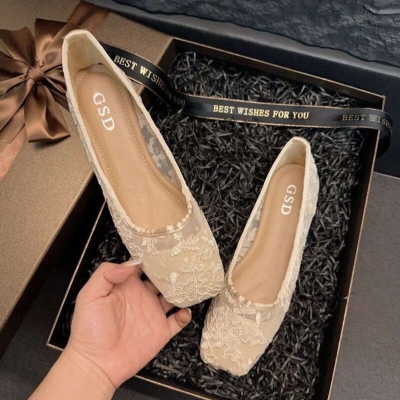 Elegant Hollow out Mesh Single - Loafer Flat Women recension och pris
