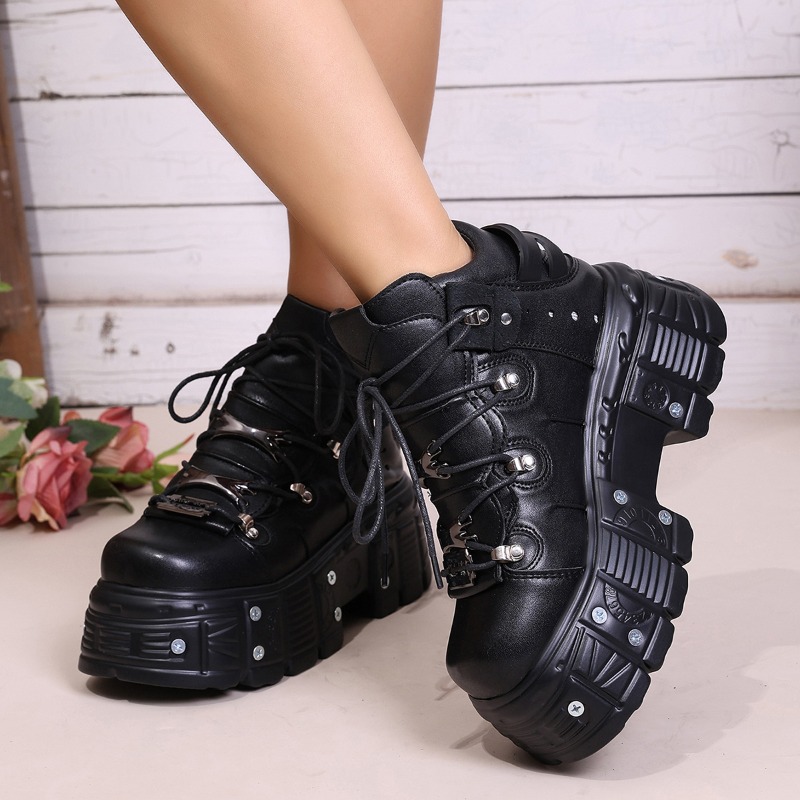 New Women Shoes Punk Style Lac - Women Shoes Size Chart recension och pris