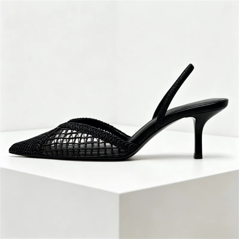 Mesh Woven Heeled Sandals Wome - Women Shoes Brand recension och pris